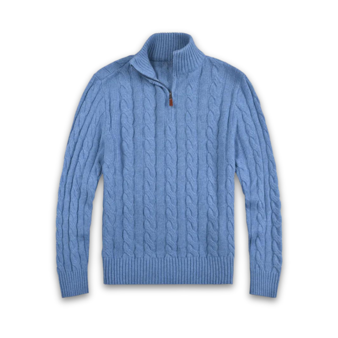 Maison Nova Half Zip Sweater