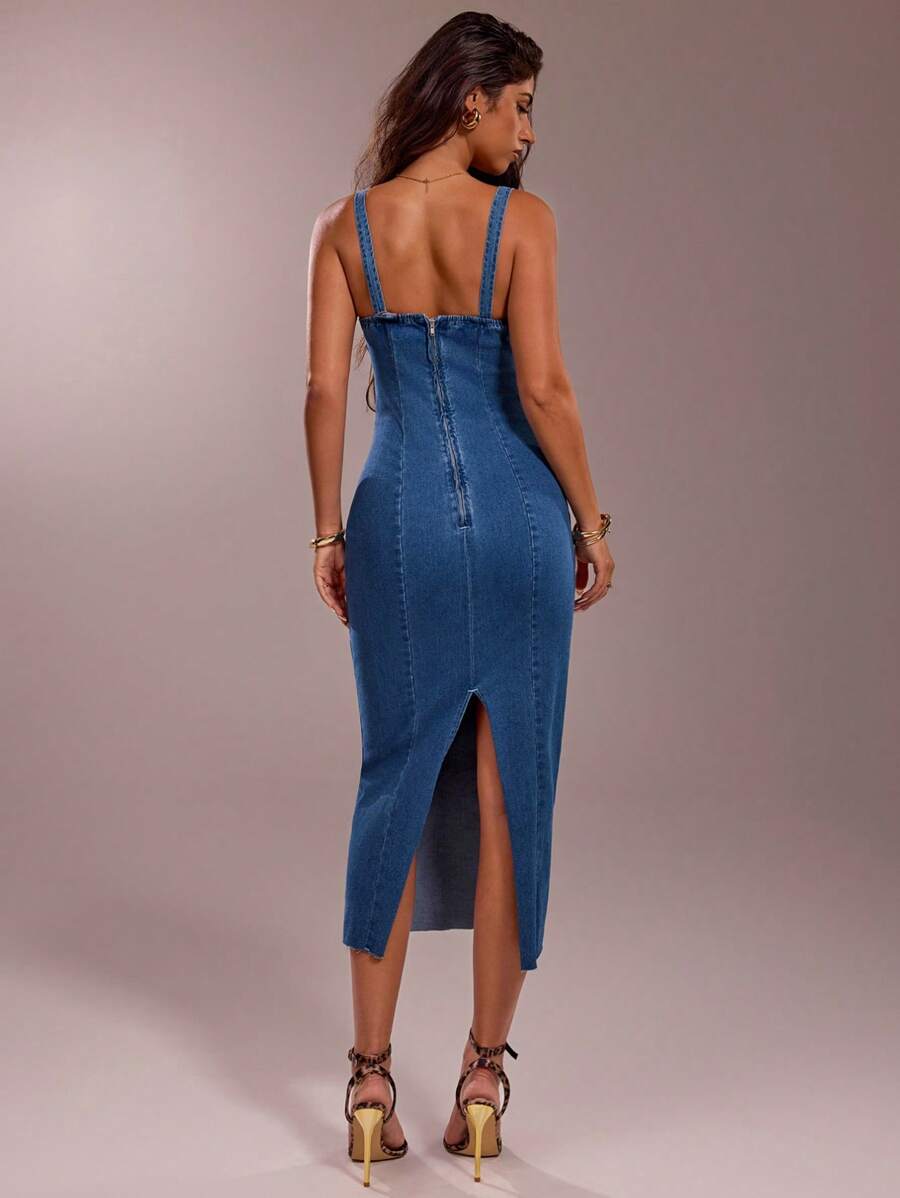 Denim Dream Maxi -  Maison Nova