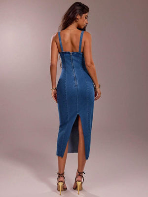 Denim Dream Maxi -  Maison Nova