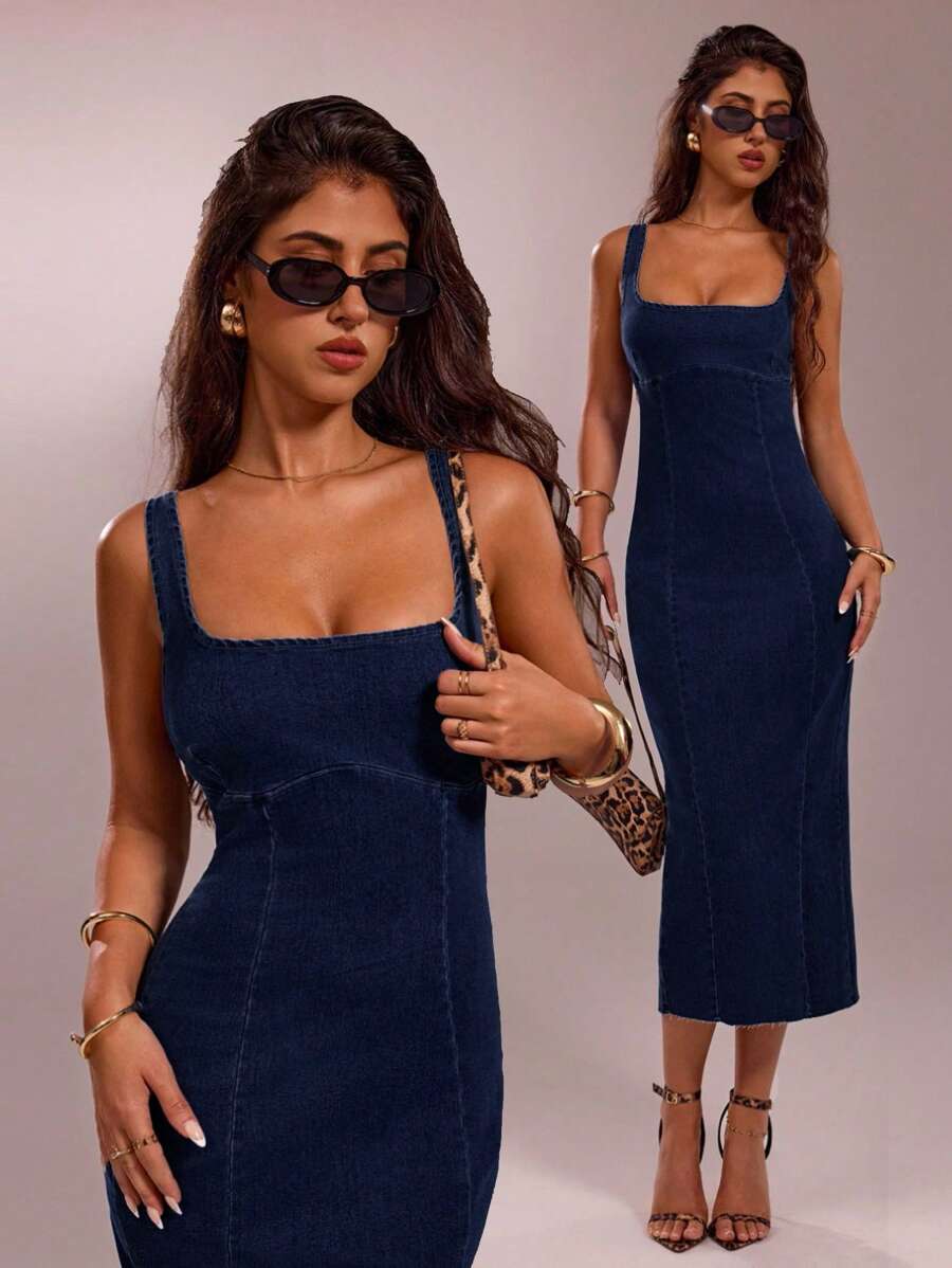 Denim Dream Maxi -  Maison Nova