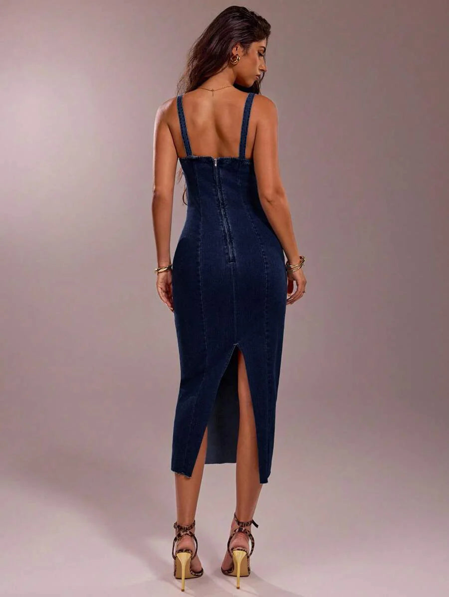 Denim Dream Maxi -  Maison Nova