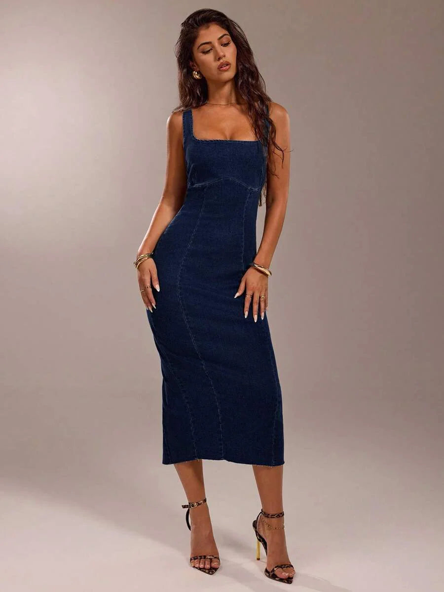 Denim Dream Maxi -  Maison Nova