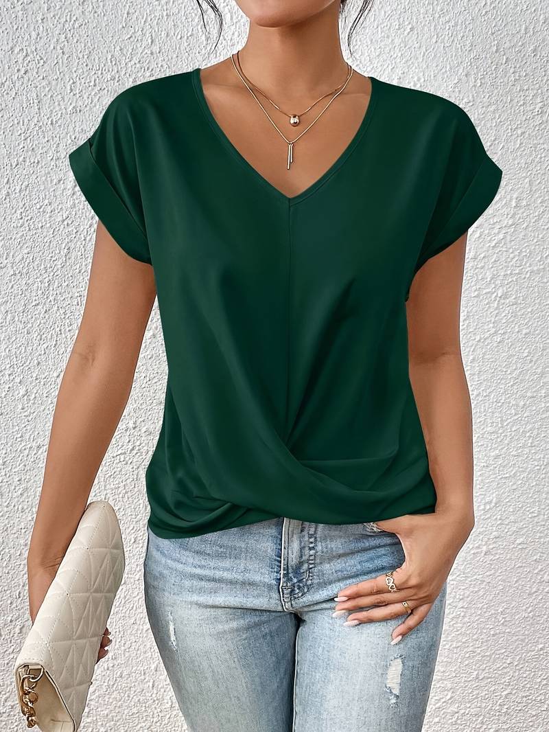 Sophie™| Luxe Top met korte mouwen