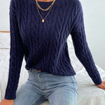 Maison Nova Cable Knit Sweater