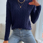 Maison Nova Cable Knit Sweater