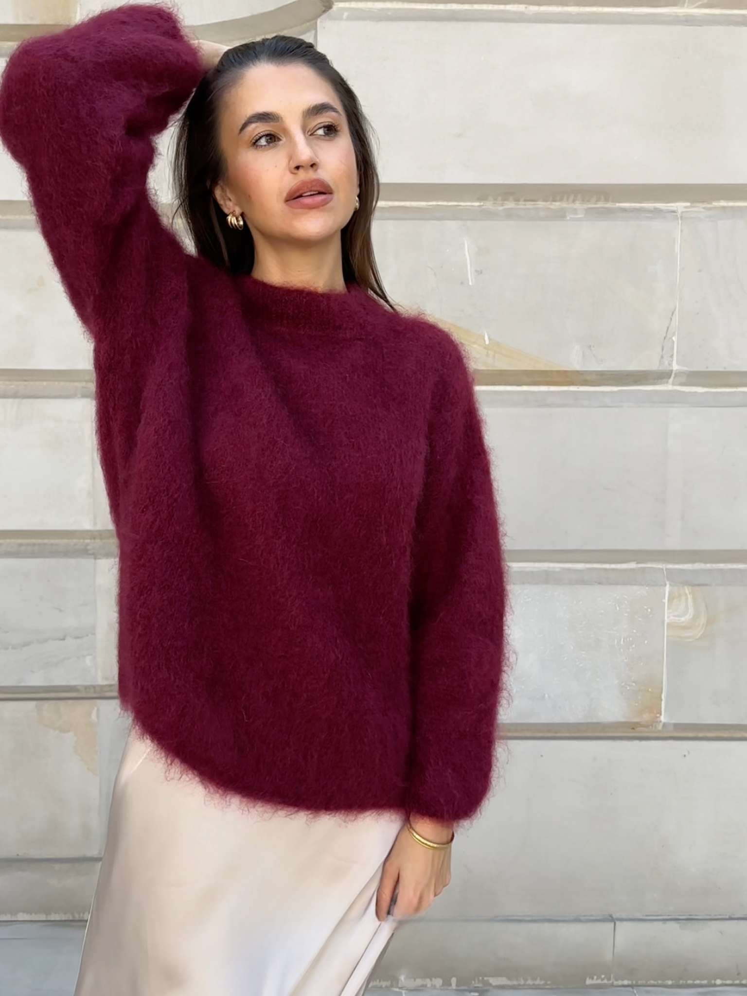 MIRA | CREWNECK TRUI VAN MOHAIR.