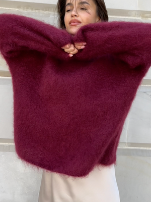 MIRA | CREWNECK TRUI VAN MOHAIR.