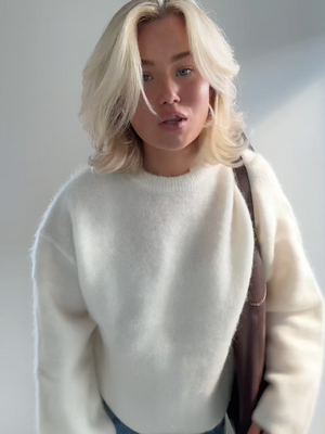 MIRA | CREWNECK TRUI VAN MOHAIR.