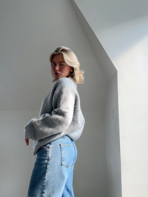 MIRA | CREWNECK TRUI VAN MOHAIR.