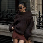 Maison Nova Oversized Off-Shoulder Sweater