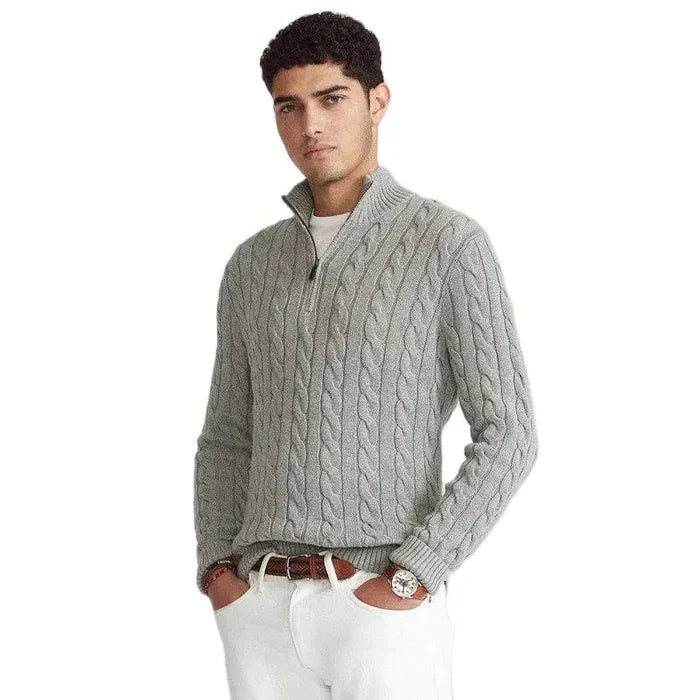Maison Nova Half Zip Sweater